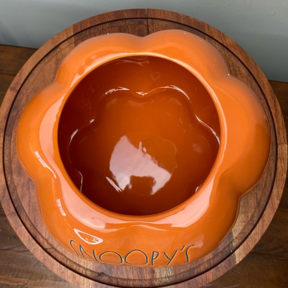 Rae Dunn Peanuts Snoopy Pumpkin Cookie Jar - Picture 6 of 15